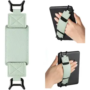 Secure Hand Strap for Kindle and Tablets - Versatile and Lightweight Finger Grip Holder for 6-7.5" Kindle/Kobo/Voyaga/Lenovo/Sony E-Book Tablet - High Elasticity, Sagegreen-1