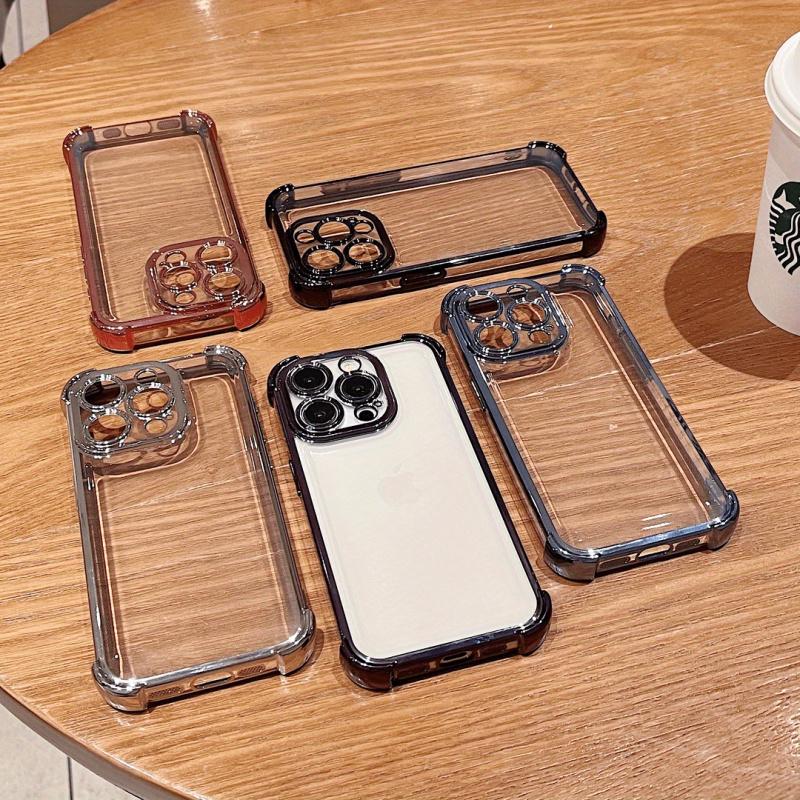 Electroplated Frame with Reinforced Corners for Impact Resistance Shockproof Case Compatible with iPhone 11 12 13 14 15 16 17 Plus Pro Max and 17 Air Premium Stylish Highquality