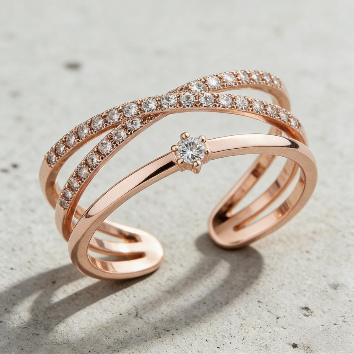 Women's Adjustable Open Cross Ring, Perfect for Dates, BFF Gifts, Parties, Gatherings & Daily Wear