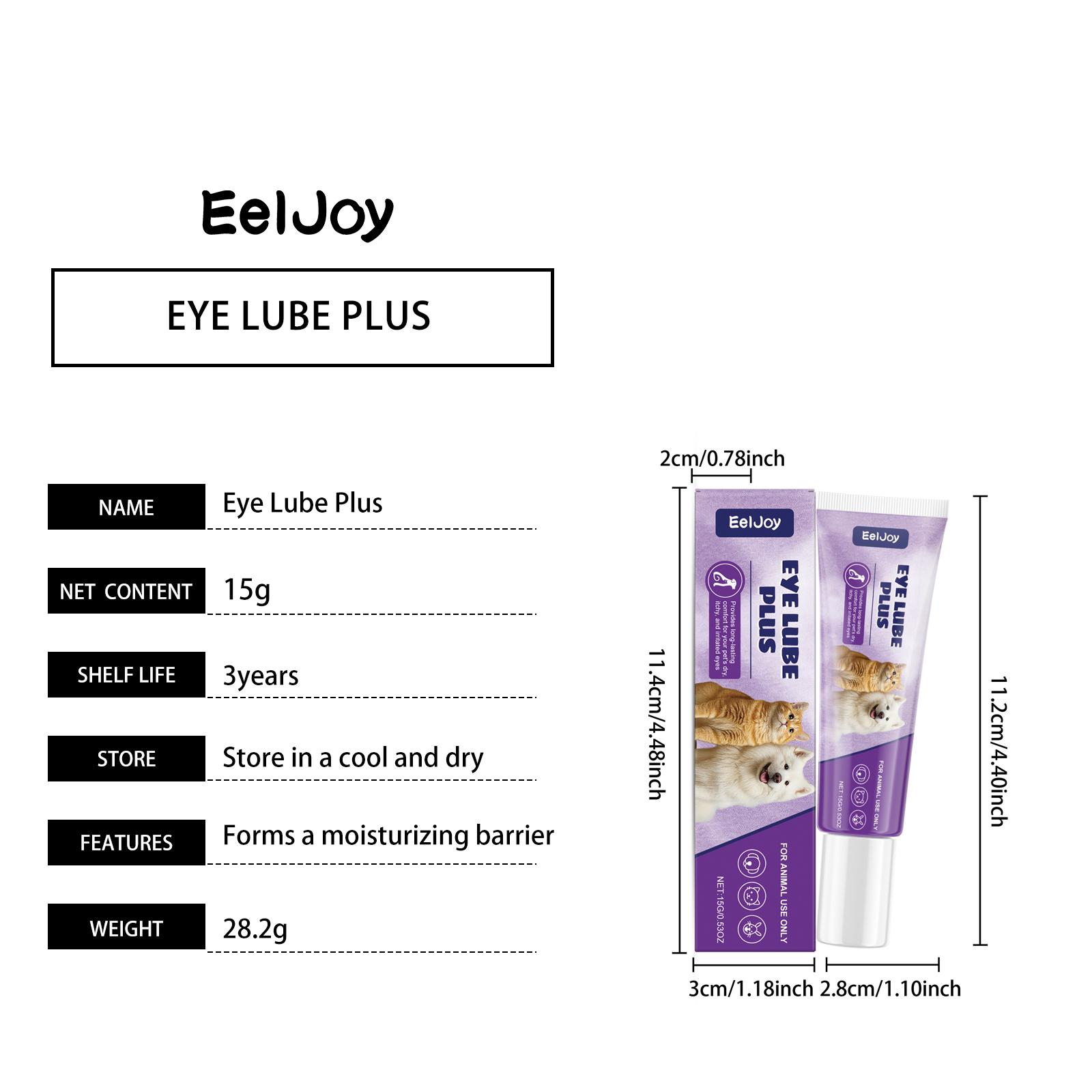 EelJoy Pet Eye Tear Stain Cream, Suitable For Cats And Dogs, Gentle Tear Stain Removal, No-Rinse Cleaning, Portable Daily Care