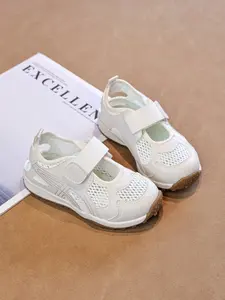 Closed-Toe Mesh Casual Sandals, Simple Versatile Style, Ideal for Daily Walks, Kindergarten Indoor Outdoor Wear
