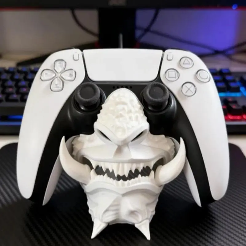 Ghost Face Game Controller Desktop Holder Stand Universal Design Gamepad for Xbox ONE PS5,PS4 PC Steelseries, Steam More