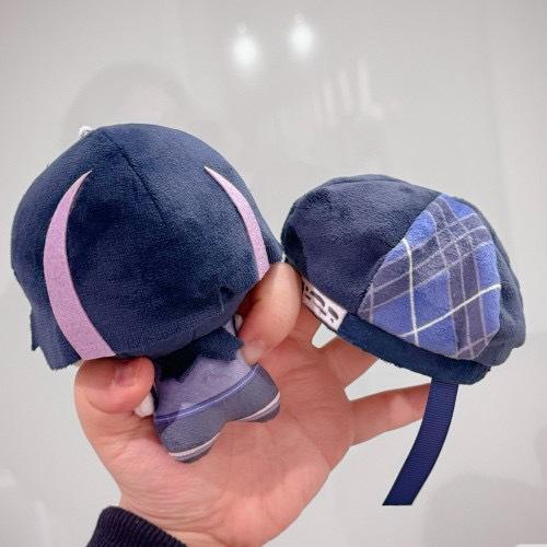 10cm Kawaii Genshin Impact Scaramouche Wanderer Starfish-Style Cotton Plush Toys Doll Cute Anime Keychain Pendant Gif Plushies