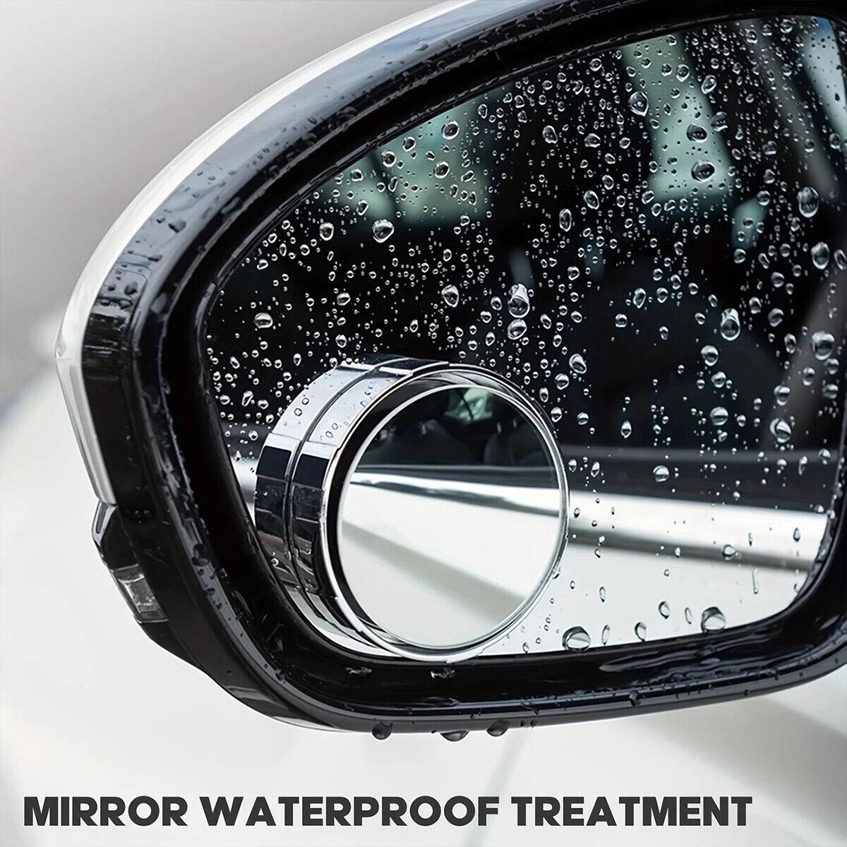 [Free !ship] Blind Spot Mirror 2Pcs Suction Cup for Car Ultra Rearview Side Mirror Rain Eyebrow Wide Angle View Automotive Safety Accessory 360 Adjustable Ultimate Rear Enhanced Visibility Driving Confidence Round Convex Mirror Car Ideal Parallel Parking