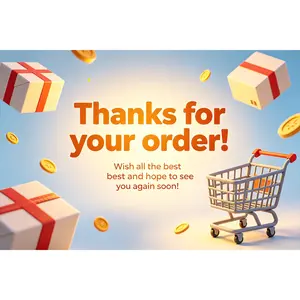 Thanks for your order. Best wishes to you!