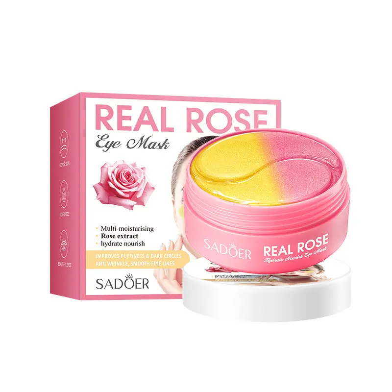 Multi-scent Eye Mask 60PCS 80g Moisturizing Repair Eye Patch, Brightening Eye Masks, Smooth Dry Lines Brighten Dull Skin Lift Eye Contour Care