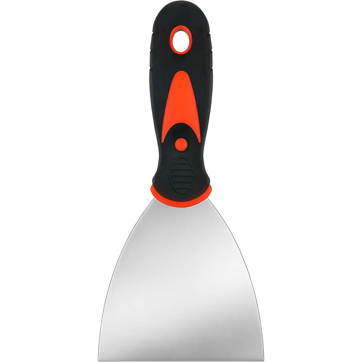4" Putty Spackle Knife Scraper, Soft Grip, Designed Repairing, Drywall, and Finishing Paint, Removing Mud, Decals, Wallpaper, Plaster Scraping, Putty, & Adhesive, Taping Knife Metal Tool