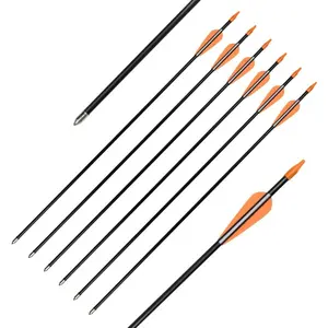 Fiberglass Arrows Archery 24 26 28 30Inch Target Shooting Practice Safetyglass Recurve Bows Suitable for Youth Children Woman Beginnerfidget toys