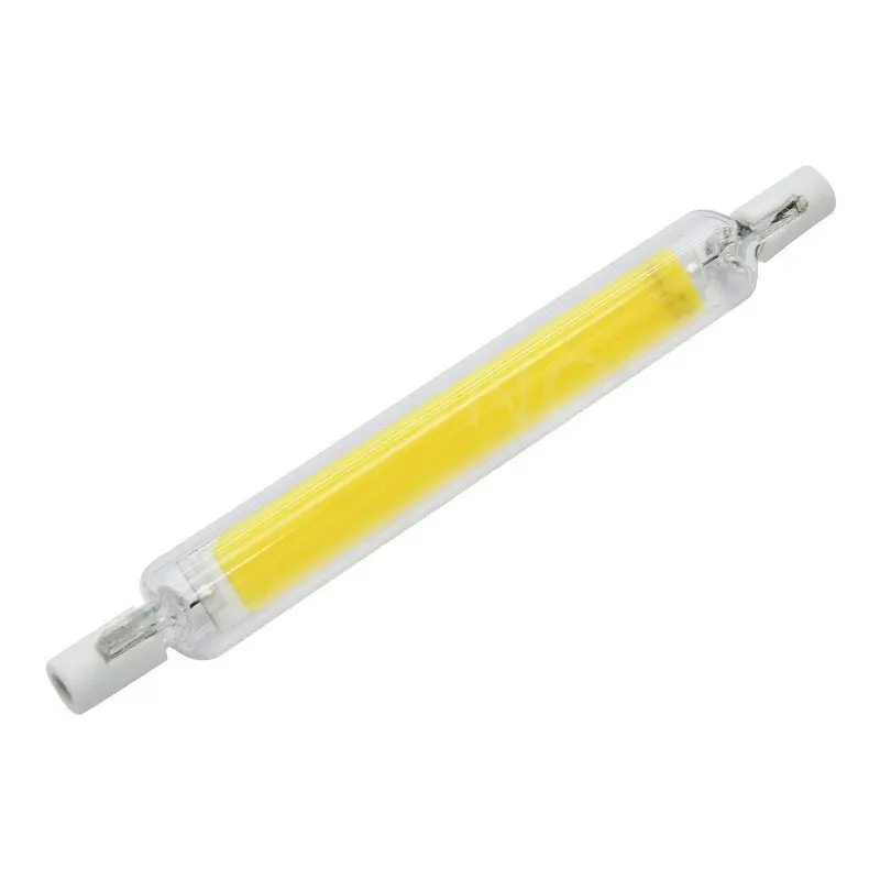 Dimmable LED Light R7S 78mm 118mm High Powerful Spotlight AC 110V 220V Glass Tube COB Bulb Replace Halogen Lamp