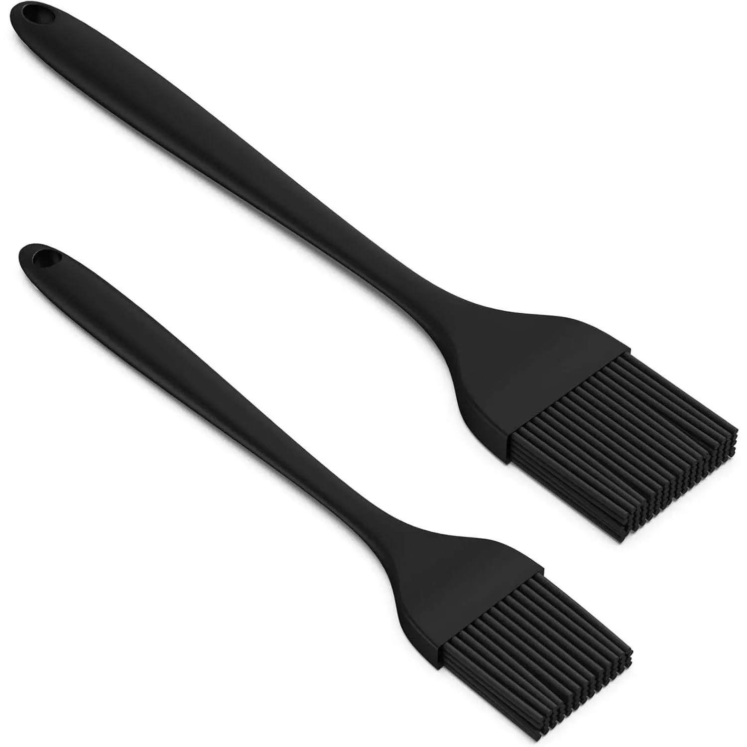 Basting Brush 2 Pack, Steel Core Heat Resistant  Brush for BBQ & Baking