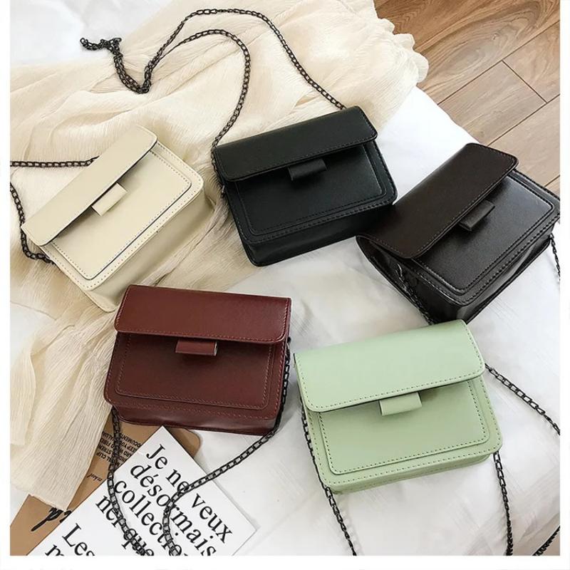 Small Bag For Women Ins Versatile Wide Shoulder Strap Square Retro One Crossbody