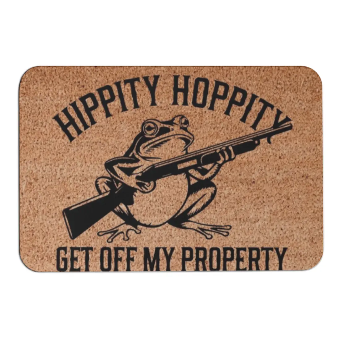 Hippity Hoppity Get off My Property Doormat, Welcome Mat, Funny Welcome Mat, Doormat Outdoor, Housewarming Gift, Funny Gift, Front Door Mat