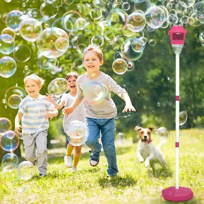 Light Up Musical Bubble Machine, Outdoor Bubble Blower Toy, LED Camping Lantern with Bubble Function, Portable Party Supplies for Kids, Garden Yard Patio Summer Fun, Birthday Gift, Multifunction Bubble Maker