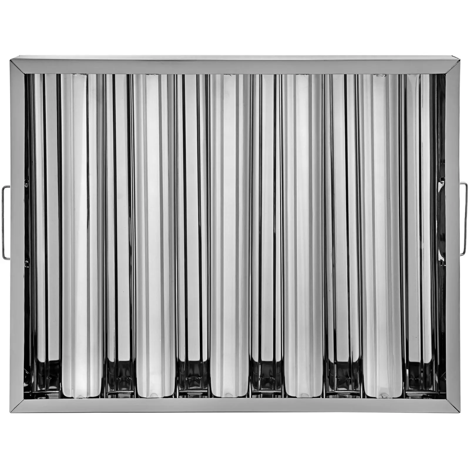 VEVOR Pack of 6 Hood Filters 19.5Wx 15.5H Inch, 430 Stainless Steel 5 Grooves Commercial Hood Filters, Range Hood Filter for Grease Rated Commercial Kitchen Exhaust Hoods