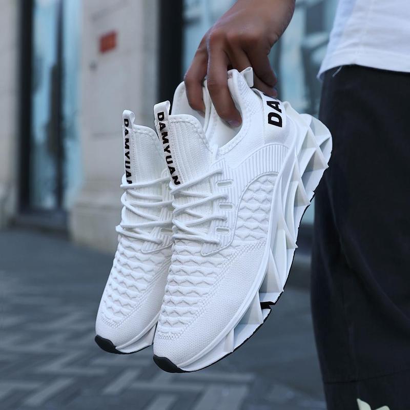 Men's Height Booster Shoes Letter Design Shoes Casual Matching Sneakers Sporty Hollow Out Design Lightweight Breathable Shoes Height Increasing Shoes Fashion Running Shoes for Gift Lace Up Shoes