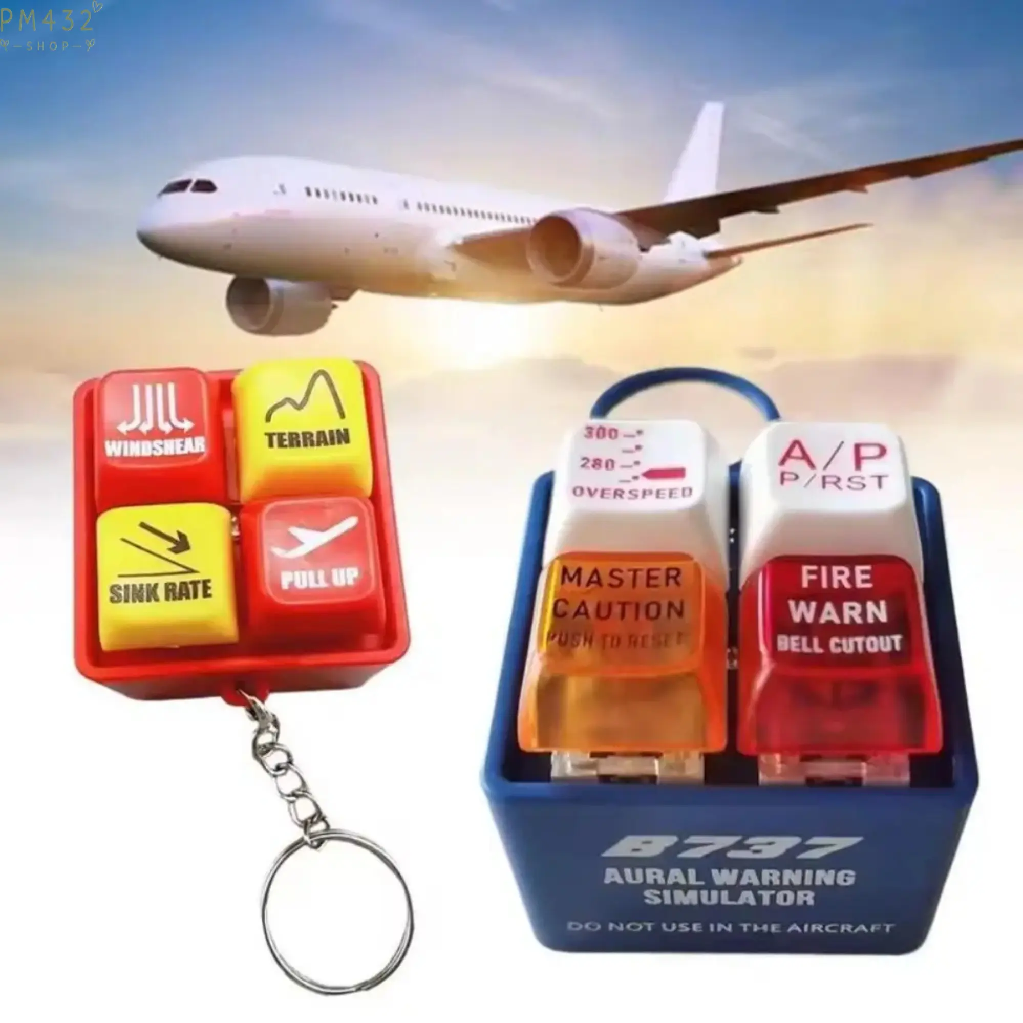 Airplane Keychain Set, 2 Pack Aviation Theme Key Fob with LED Flashlight & Fun Sound Effect Design, Creative Pilot Gift for Travel Lovers, Novelty Bag Charm Accessory for Adults, Party Favors, Backpack & Daily Carry
