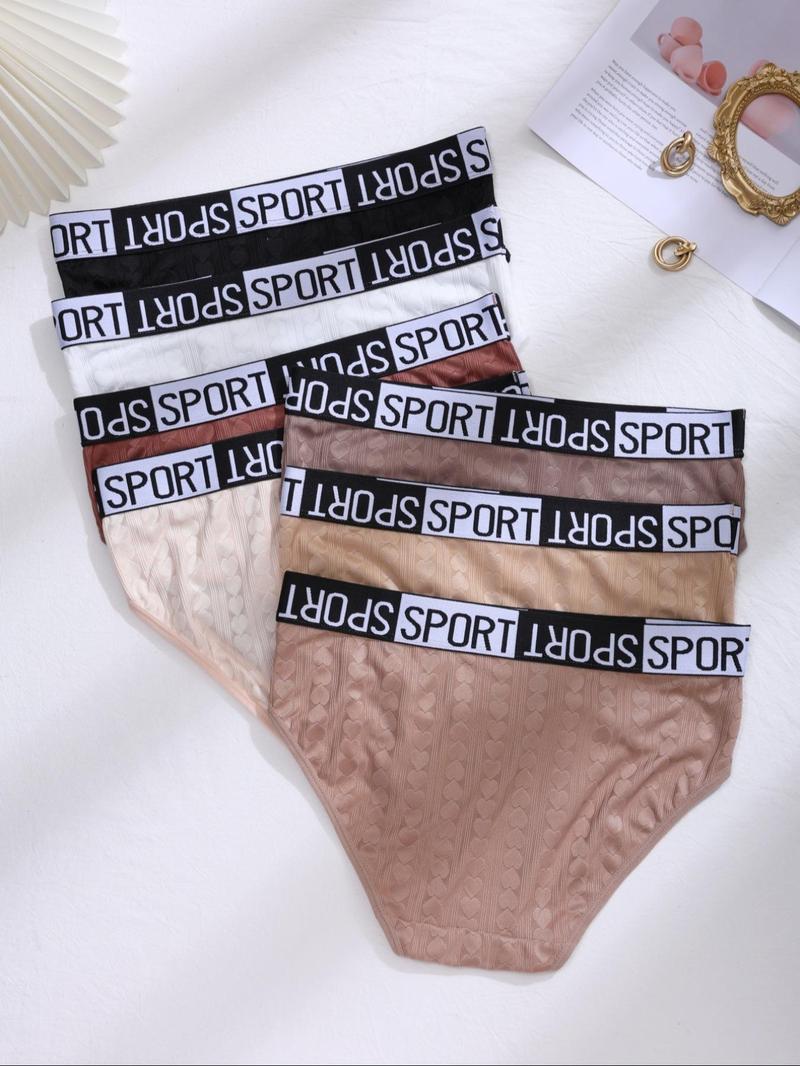 Women's Solid Color Tape Waist Panty, Soft Comfy Breathable Knicker for Daily Wear, Clothing, Underwear for All Seasons,  Lingerie for Women