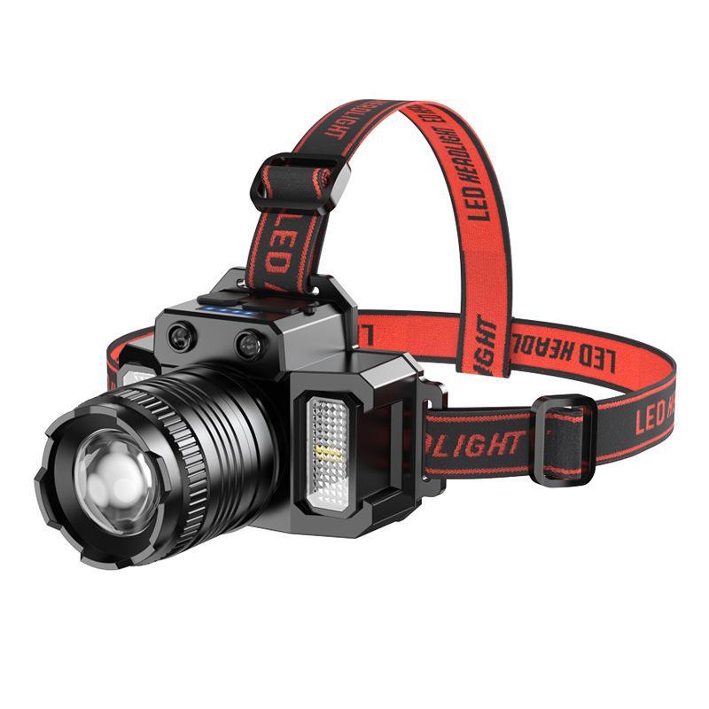 LED Headlamp, USB-Rechargeable Waterproof Headlamp for Exploration, Adjustable High-Performance Outdoor Camping High Powered Flashlight #   GLOBAL PICKS