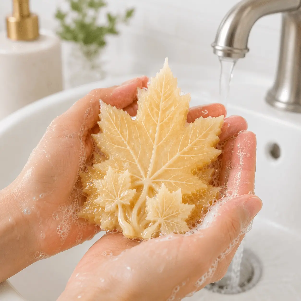 Triple Maple Leaf Silicone Soap & Candle Molds, Embossed Vein Fall Foliage Mould, Suitable for Soap Base, Candle Wax, Epoxy Resin & Plaster, DIY Handmade Craft Tools for Scented Candle Table Decorations, Home Ornaments, Christmas & Halloween Holiday Gifts