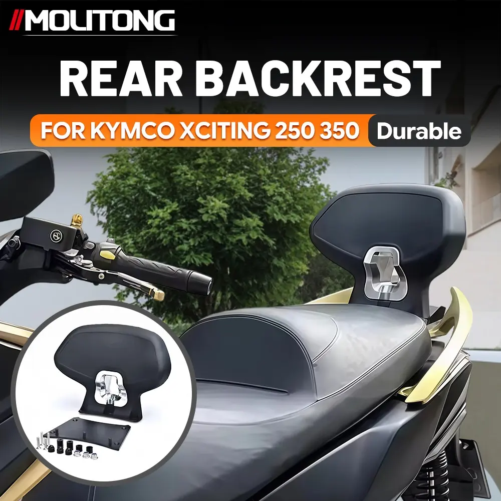 For Kymco Xciting 250 350 Passenger Rear Backrest, Dedicated Motorcycle Seat Back Support, Comfortable Riding Accessory, Essential Bike Part