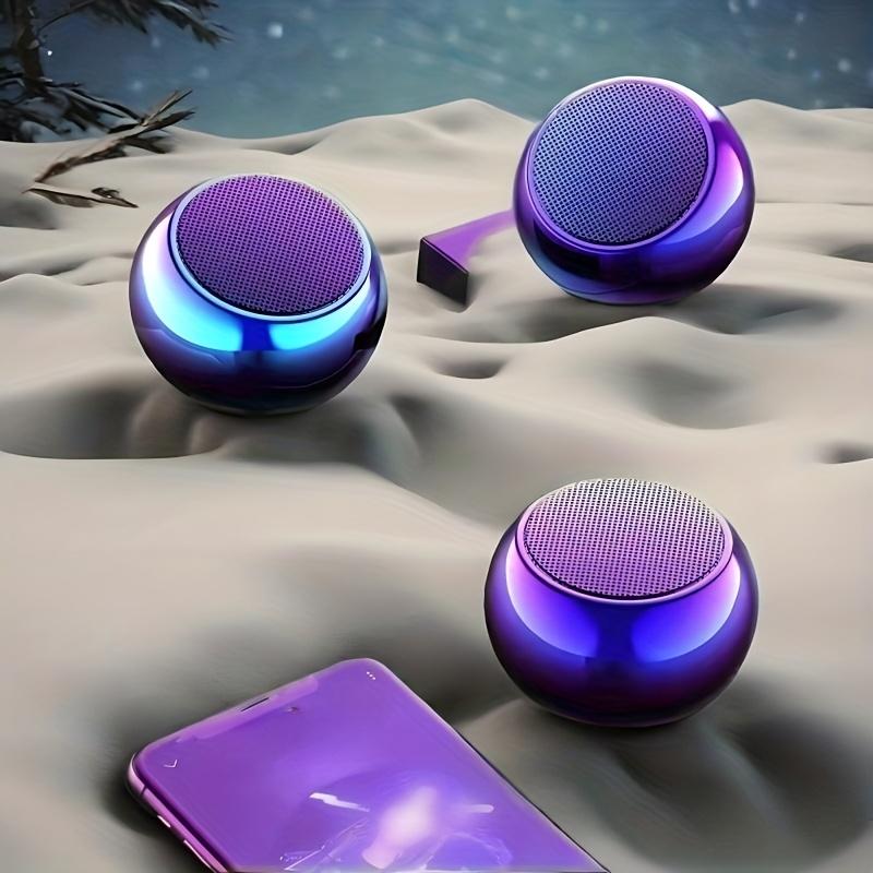 Compact Wireless Speaker with Outdoor Subwoofer, High Volume, Colorful Desktop Mini Speaker for Phones