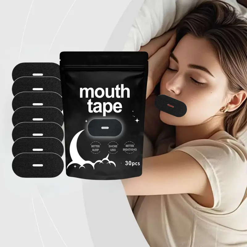 Sleep Apnea Night Mouth Guard (30 pcs / 60 pcs) Promotes Restful Sleep and Reduces Snoring, Low Allergenic Material, One-Month Supply
