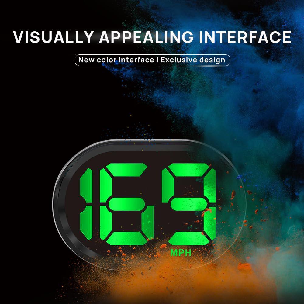 GPS Digital Speedometer for Car MPH, USB Connect Plug and Play for Car Truck Motor SUV All Vehicles