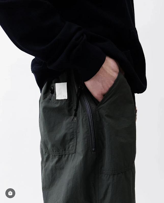 Kyn Apparel  Big Pocket Functional Tooling Pants Nylon Waterproof Loose Casual Parachute Pants