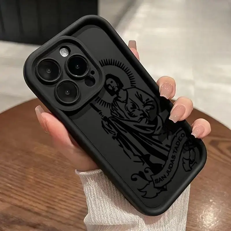 Jesus Advanced fashion gift Phone Case for iPhone 17 Pro Max 16 Plus 15 14 13 12 11 Air XR E Shockproof Full Camera Protection Durable slim Silicone Cover