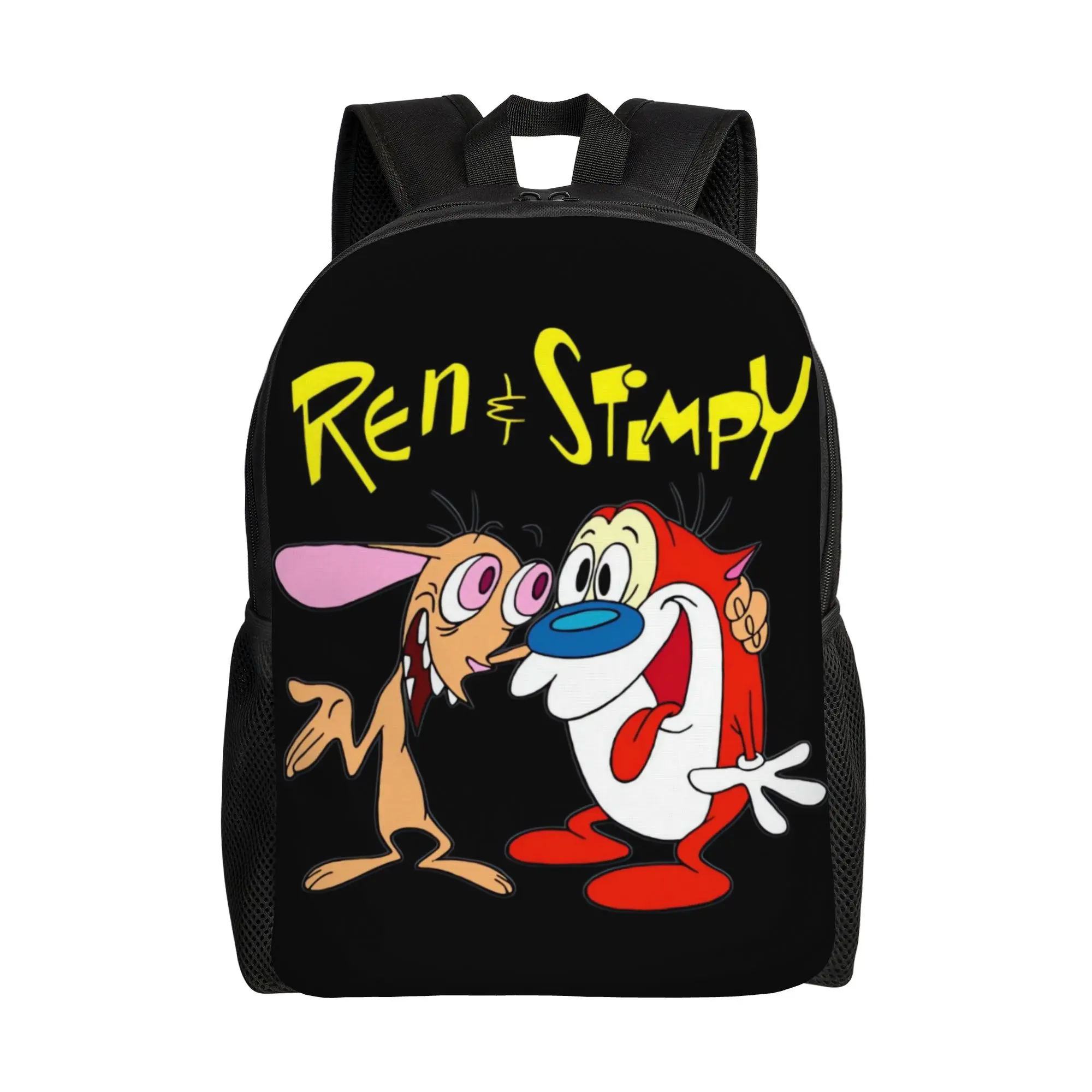 Ren And Stimpy Laid Back Style Backpack with Single Storage Area, a Soft And Subtle Option for Daily Carry Or Weekend Fun