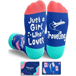 Funny Gifts for Women - Anime Acting Travel Horror Movie Lover Socks for Teen GirlsGift.