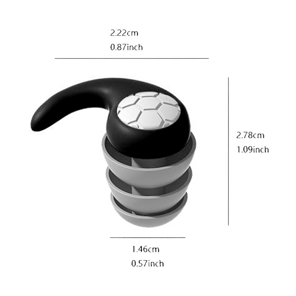 Soft Silicone Ear Plugs for Swimming Sleeping Concerts Motorcycling Daily Use Earplug