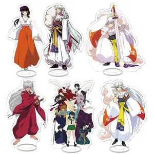 2026 hot item Inuyasha Sesshomaru Acrylic Anime Stand 15cm Transparent Double Sided Cartoon Figure