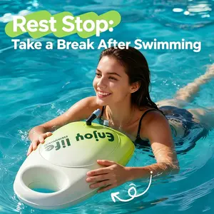 Pool Float for Adults with Swim Aid Buoyancy Support, Lightweight Beach Buoy for Water Safety, Portable Kayak Assist Float for Beginners,Swimming Safety Buoy, Durable Inflatable Pool Float,Lake and Ocean Leisure Accessory for Vacation and Travel