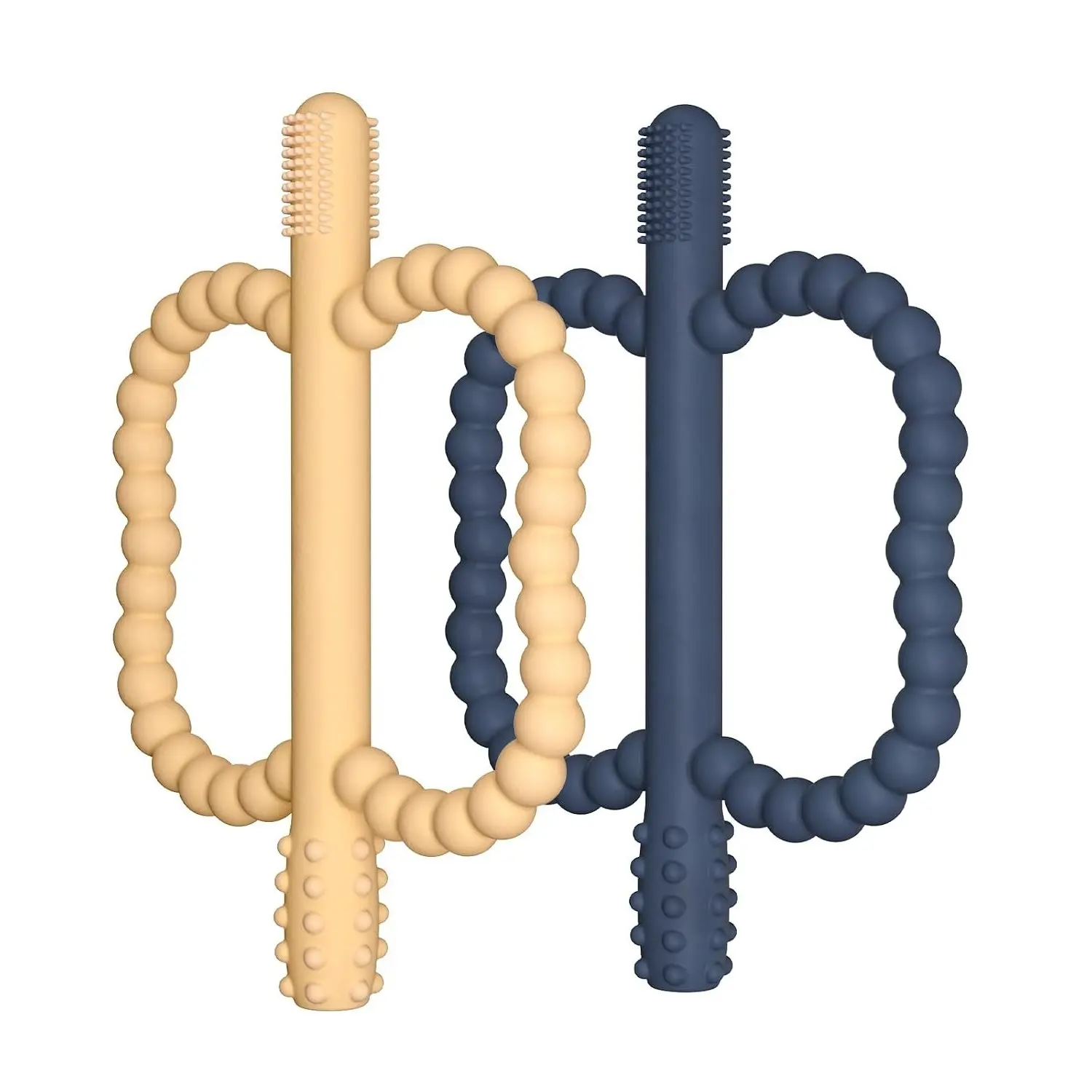 Silicone Baby Teething Toys, Teether Sticks for Infants 3-36 MonthsGift