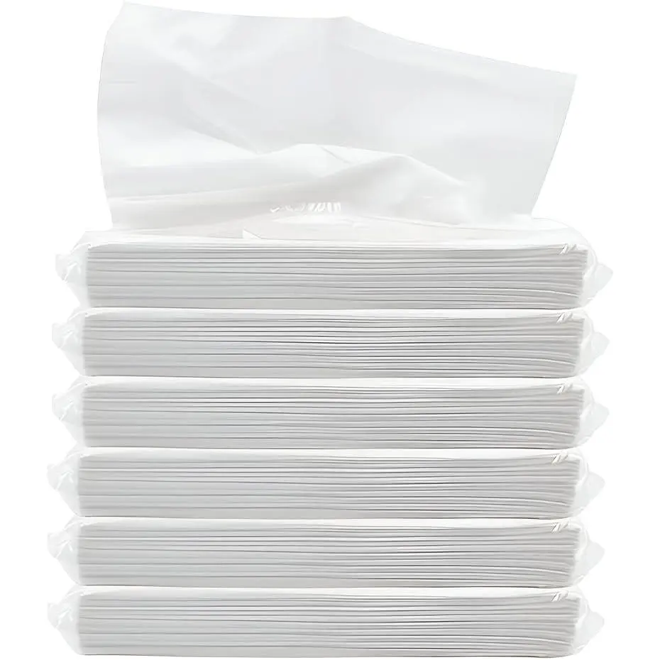 6 count  Tissue Refills, 50 Sheets 3-Ply Super Soft Facial Tissues for Auto Visor Tissue Holder, Smooth Comfortable Travel Tissue Refills Sun Visor Tissue Box Filler for
