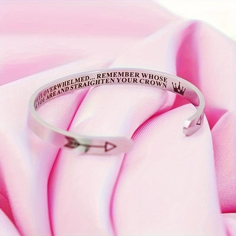 Stainless Steel Bracelet with Gift Card & Gift Box, 1 Set Badass Niece Themed Bracelet, Personalized Jewelry, Birthday Gift, Valentine's Day Gift