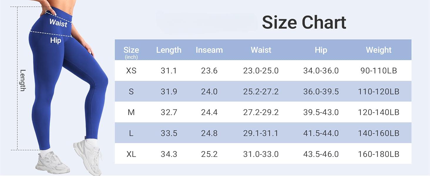 Butt Lifting Leggings for Women Seamless Hidden Scrunch Workout Leggings 24" Baderiy Gym Yoga Booty Pants