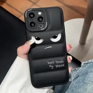 Fashionable Insulated Down Jacket Phone Case, Suitable for Gifts for Both Men And Women, Compatible with Apple for iphone And for samsung for galaxy, Puffer Ph, Phone Case, Handy Case