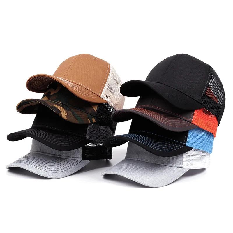 Hot Sale Richard Baseball Cap Adult Net cap Shallow Curved eaves Hat Unisex Summer Breathable shade Spring Hip Hop trucker cap