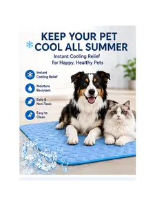 Pet Cooling Mat,Dog Cooling Mat ,Cooling Pad for Dogs, Pet Cooling Bed for Large Dogs & Cats