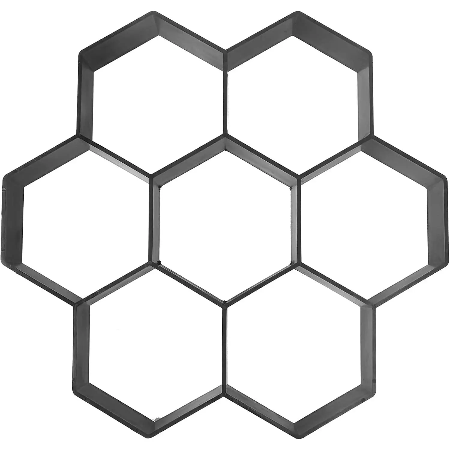 1PC Concrete Forms Molds Stepping Stone Paver Hexagon Maker Molding Reusable 29x28x4.5cm