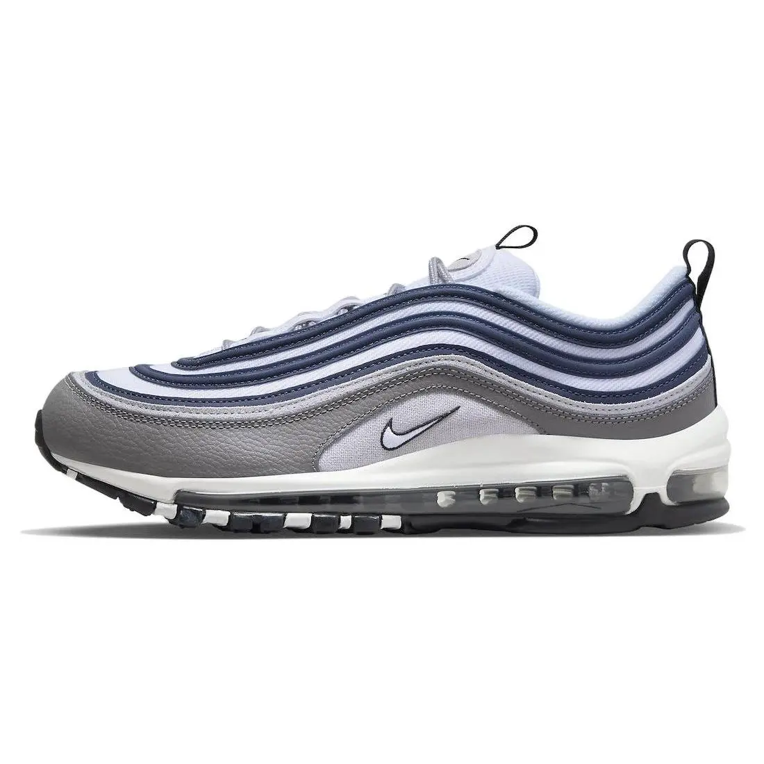 Nike Air Max 97 Georgetown Men's Lifestyle Sneakers – Blue Gray, Stylish and Durable Low-Top Verifiable, with credentials and supporting global authentication