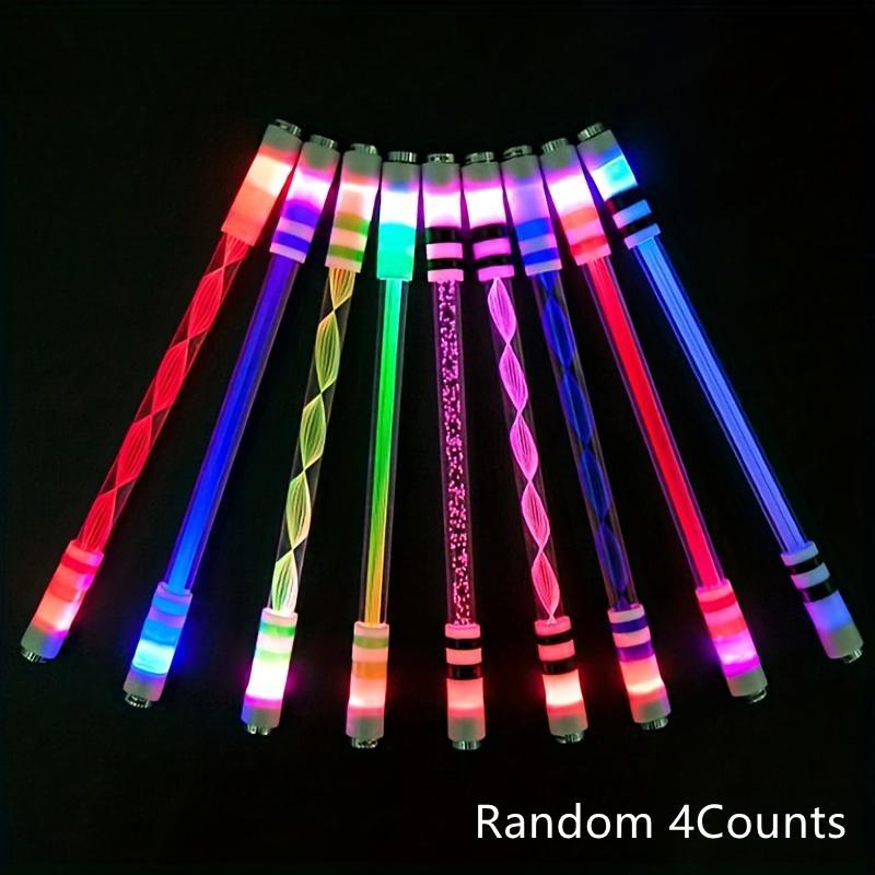 Creative 0.5mm Spinning Pen, 4pcs Stress Relief Rotating Gel Pen, Stylish Dual Use Gel Pen, Smooth Writing Pen for Student, Stationery Supplies, Valentine's Day Gift