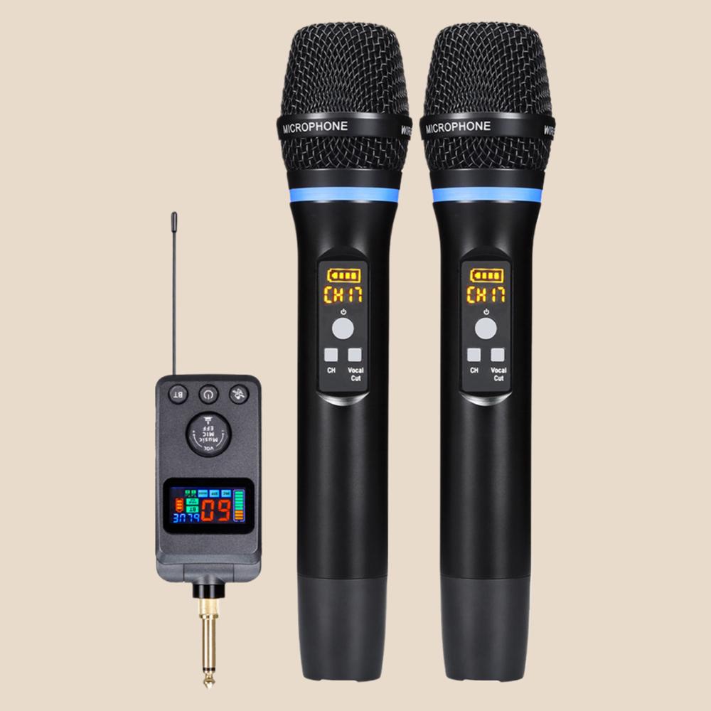Universal DSP Wireless Microphone Anti-Howling Reverb Bluetooth Mic for Home KTV Singing Entertainment