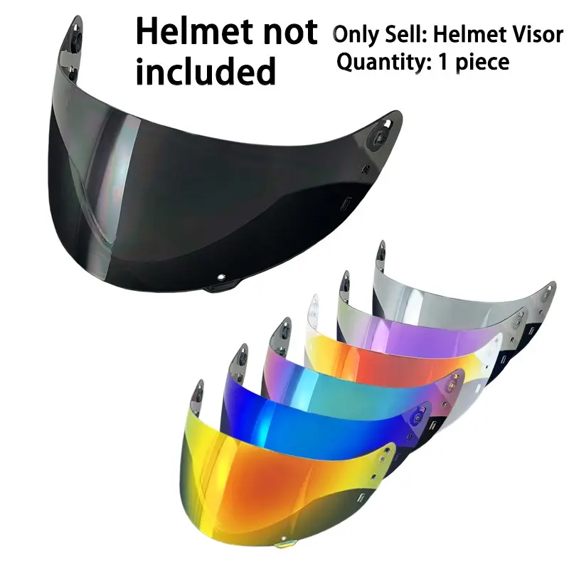 Anti-Shock Uv400 Protection Motorcycle Helmet Visor Replacement, Compatible with Icon Airframe Pro/airform/airmada/ic04 Helmets, Motorcycle Protective Visor