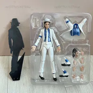 Michael Jackson Smooth Criminal Moonwalk Action Figure Model Toys Michael Jackson MJ Thriller Joint Movable Christmas Gift