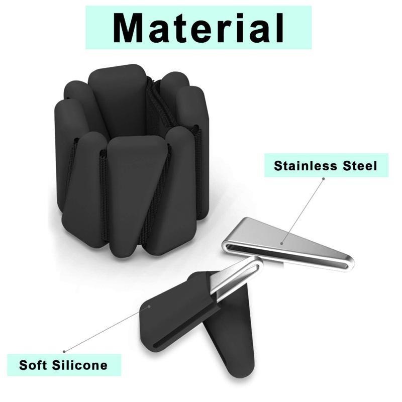 Adjustable Weighted Wrist/Ankle Strap, 1/2 Counts Multifunctional Fitness Equipment for Men & Women, Home Gym Workout Equipment