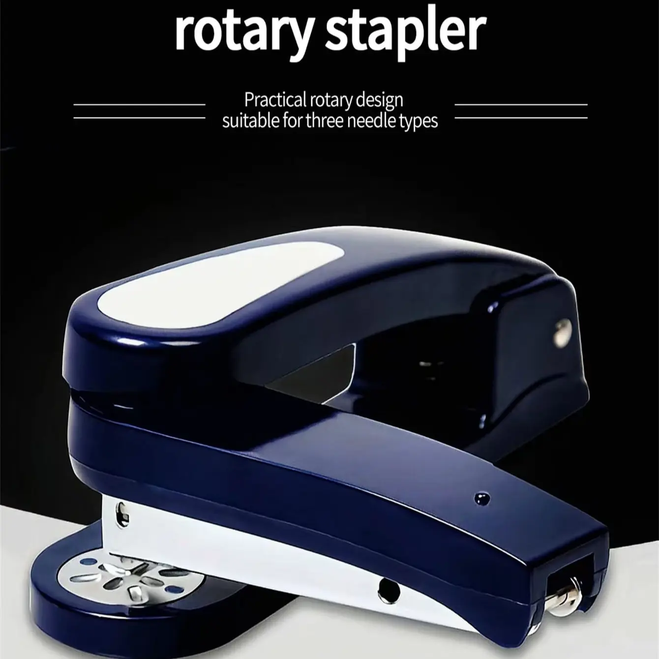 Two Color Stapler, Desktop Office Home Easy-To-Use Stapler, Student Exam File Organizer, Simple High-Aesthetic Multi-Color Office Supplies