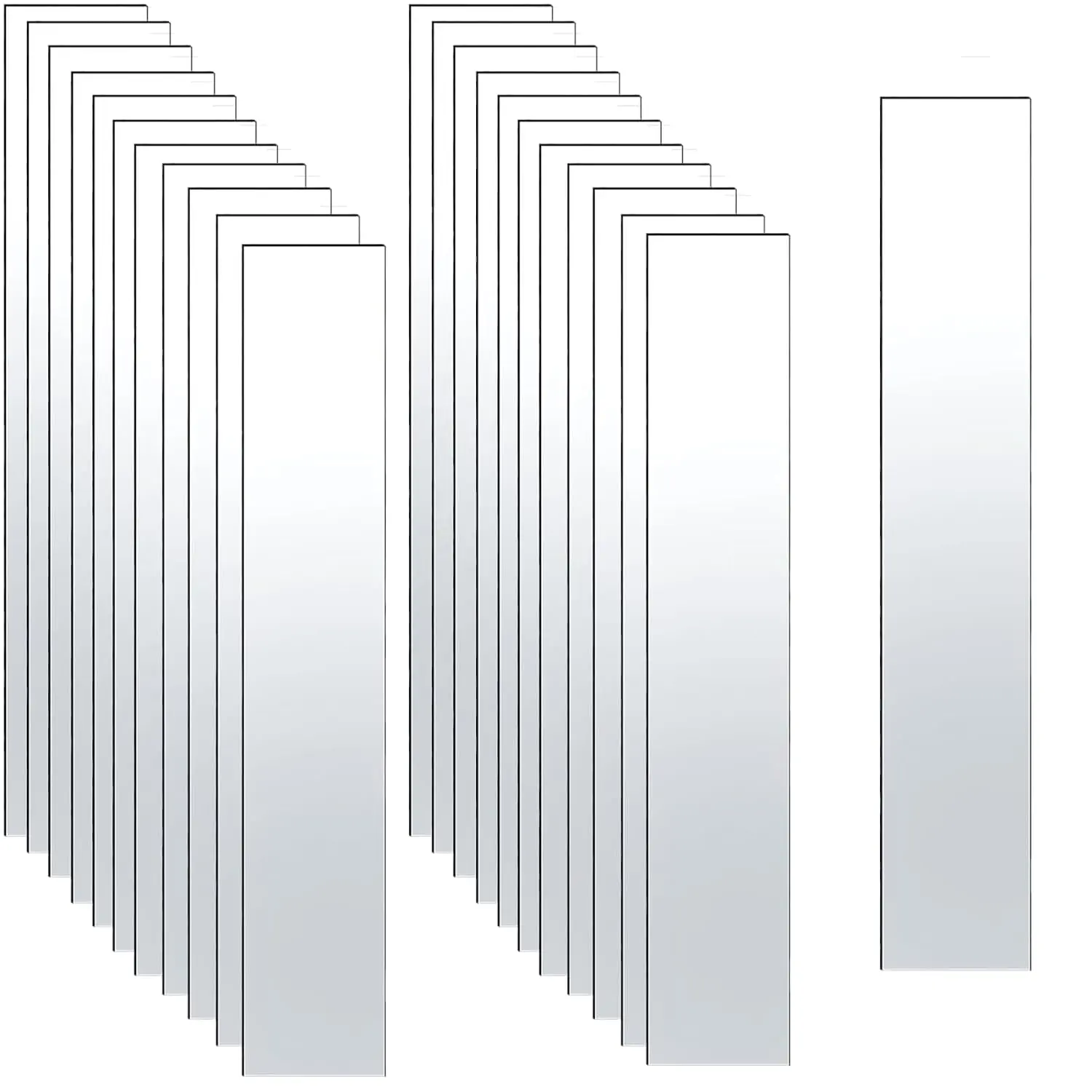 22 count Zinc Pure 99.95% Zinc Anode Electroplating Kit | 0.04"x1"x6" Zinc Anode Sheet Metal Bar Zinc Strip for DIY  Electroplating Experiment
